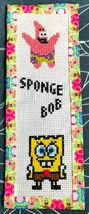 Finished Completed or KIT ~ SPONGEBOB PATR Grosgrain Ribbon Counted Cross Stitch - £38.25 GBP