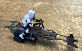 2015 Spin Master Star Wars Stormtrooper Speeder Bike Model 44546 Toy NO ... - £12.44 GBP