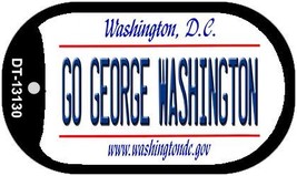 Go George Washington Novelty Metal Dog Tag Necklace DT-13130 - £12.74 GBP