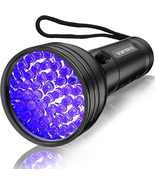 UV Flashlight Black Light, 51 LED Blacklight Pet Urine Detector for Dog/... - $266.99 MXN