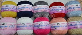 Yarn Pure Cotton Thread of Scotland Egyptian TITANWOOL Magnum 100g Title 16 - £4.13 GBP