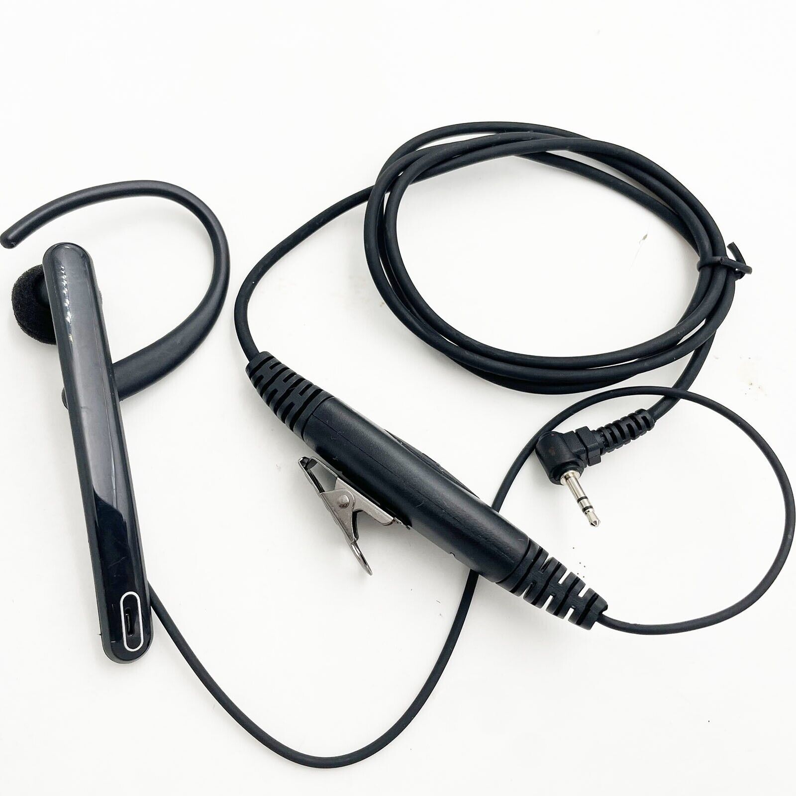 Primary image for Clip Ear Headset/Earpiece Boom Mic 2 Way Radio Hand Free