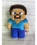 Minecraft Steve Plush Toy Stuffed Doll Figure Mojang Video Game Mattel - £7.11 GBP