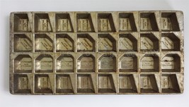antique FRANKFORD MILK CHOCOLATE BAR MOLD 15.5&quot;x7.5&quot; commercial heavy PH... - £71.18 GBP