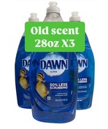 (3) Dawn Ultra Dishwashing Liquid Dish Soap, Original 2021, 28oz OLD SCE... - $76.99