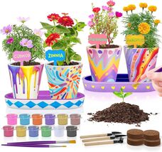 4-piece Eco-Friendly Kids Flower Gardening Kit | Perfect Birthday &amp; Holi... - $74.20