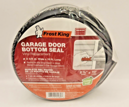 Vinyl Garage Door Bottom Replacement Seal 2-3/4 In Wide x 10 ft - £8.47 GBP