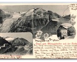 Furkastrasse Con Rhonegletscher Glacier Svizzera Unp Udb Cartolina - $4.04