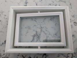 Hallmark Rotating Double Sided 4x6 Pictue Frame Whilte - $40.00