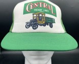 Vtg Central Freight Lines Trucking Foam Mesh Snapback Trucker Hat Cap US... - £11.59 GBP