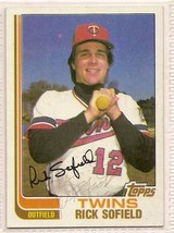 Rick Sofield signed autographed Baseball card 1983 Topps - £7.48 GBP