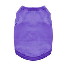 Doggie Design Ultra Violet 100% Cotton Dog Tank Sizes XS-3XL - $190.20 MXN