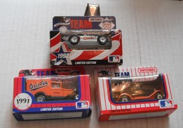Baltimore Orioles trucks...1990-1991-1992....3 different Matchbox toys--i - £13.32 GBP