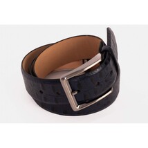 The Savamala Blue Leather Belt image 5