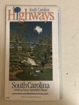 South Carolina Highwa Travel Map Fold Out Brochure Booklet Ephemera M3 - £5.90 GBP