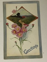 1910 Greetings Postcard Antique West Union Ohio - £5.53 GBP