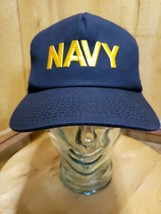 NAVY 5 Panel Baseball Cap Embroidered Military Logo Snapback Unisex Hip-Hop Hat - £14.54 GBP