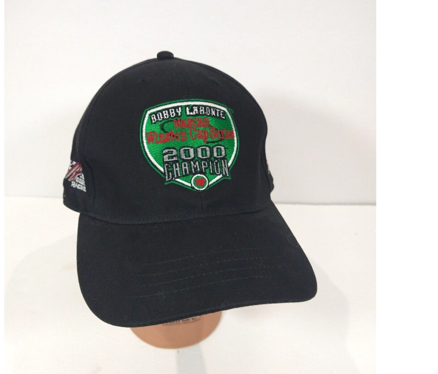 Vintage Bobby Labonte Nascar Interstate Batteries Winston Cup 2000 Champion Hat - $10.14