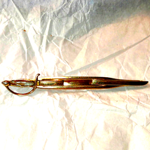 Very old vintage gold tie clip bar - £22.55 GBP