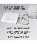 Soft Bonnet Hair Dryer Compact Portability Ionic Technology 4 Heat Speed... - $787.28 MXN