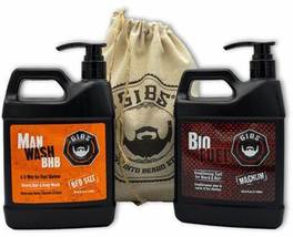 GIBS Grooming Man Wash BHB and Bio Fuel Conditioner Duo
