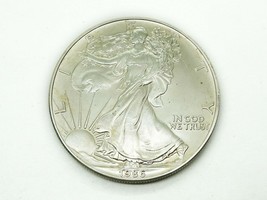 1986 1 Troy Oz .999 Fine American Silver Eagle - £70.13 GBP