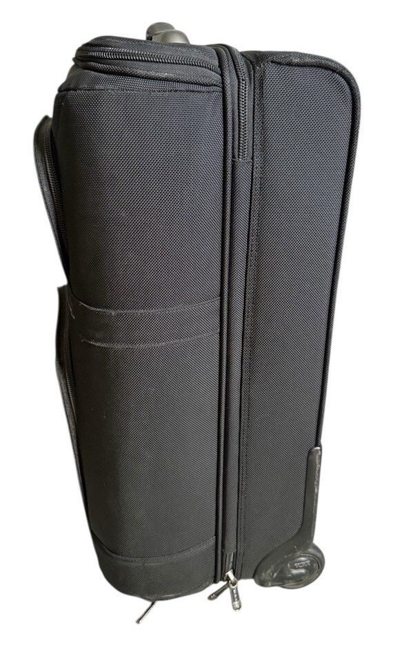 22” TUMI Alpha G4 Carry-On Bag Suitcase Luggage Garment Black Nylon 22034D4 VGUC Item image 8