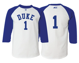 Duke Blue Devils Style Raglan T-Shirt/Jersey Zion Williamson - £23.59 GBP+