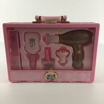 Disney Pretty Princess Hair Salon Kit Carry Along Beauty Tool Case Dryer Toy New - £33.91 GBP