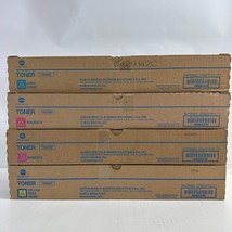 4 New Genuine Konica Minolta Bizhub C258,C308 CMMY Toners TN324 (NO Black) - $225.00