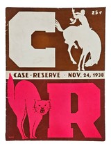 Case vs Western Reserve November 24 1938 Official Game Program - £30.99 GBP