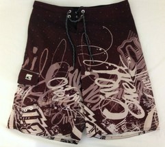 O&#39;Neill Men&#39;s Maroon Board Shorts Swim Trunks Size 30 - $7.92
