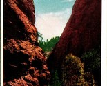 Crags of South Cheyenne Canon Colorado CO UNP WB Postcard B6 - $2.67