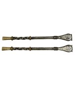 Vtg Industria Argentina Alpaca Silver Yerba Mate Straw 18K Gold Overlay ... - $103.71 CAD
