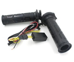 MOTORCYCLE HEATED HOT GRIPS FOR MOTORBIKE/BIKE HANDLEBAR ATV BAR 12V PAI... - $19.56