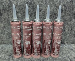 Lot of 5 RecPro Self-Leveling RV Sealant 10.1 oz RP-1021W White New - $21.99