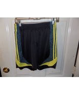 Adidas CLIMACOOL SHORTS SIZE M MEN&#39;S BLACK/YELLOW NO POCKETS EUC - $21.36