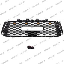 Front Grille Fit For TOYOTA TUNDRA 2010-2013 Black Bumper Grill With LED... - £164.09 GBP
