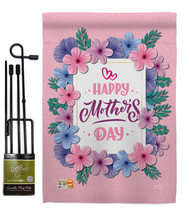 Pink Mother Day - Impressions Decorative Metal Garden Pole Flag Set GS137178-BO - £23.95 GBP
