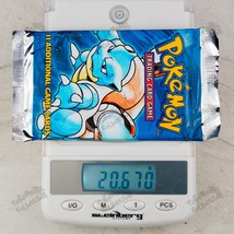 20.67 Light Blastoise art Pokemon Base Set Booster Pack TCG 4th print UK 2000 NS - £225.06 GBP
