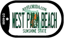 West Palm Beach Florida Novelty Metal Dog Tag Necklace DT-6000 - £12.70 GBP