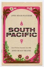 Jones Beach Theatre Program South Pacific 1968 Jerome Hines Kathleen Nolan - $13.86