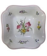 Spode England 'Marlborough Sprays' Square Large Serving Bowl Pre Owned Nice - $44.27