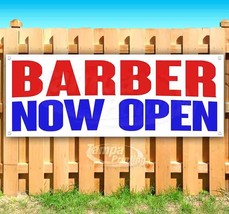 BARBER NOW OPEN CLEARANCE BANNER Advertising Vinyl  Flag Sign INV - $13.90 CAD