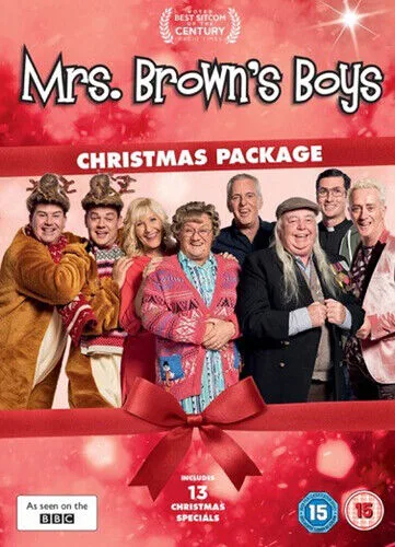Mrs Brown&#39;s Boys: Christmas Package DVD (2018) Brendan O&#39;Carroll Cert 15 6 Pre-O - £27.91 GBP