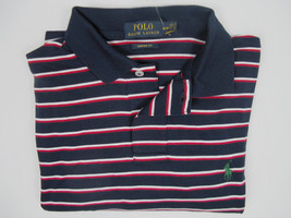 NEW Polo Ralph Lauren Striped Polo Shirt! *Interlock Cotton*  *Custom Fit* - £31.26 GBP