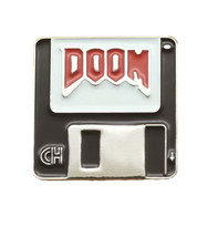 Doom Floppy Disk Enamel Pin, Retro Games Shoot’em Up Lapel Pin, Doom Video Game - £4.71 GBP