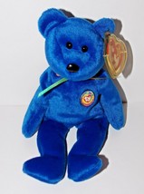 Ty Beanie Baby Clubby Plush 8in Teddy Bear Stuffed Animal Retired with T... - £4.69 GBP