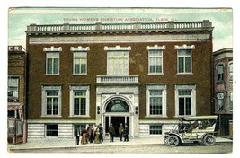 Young Woman&#39;s Christian Association Building Postcard Elgin Illinois 1908 - £9.30 GBP