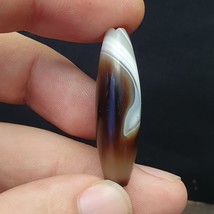 Antique Ancient Old Himalayan Indo Tibetan Sulaimani Agate Bead - $77.60
